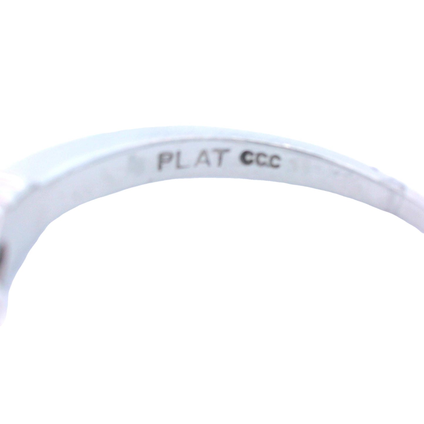 Contemporary 3 - Stone Diamond Ring made in Platinum