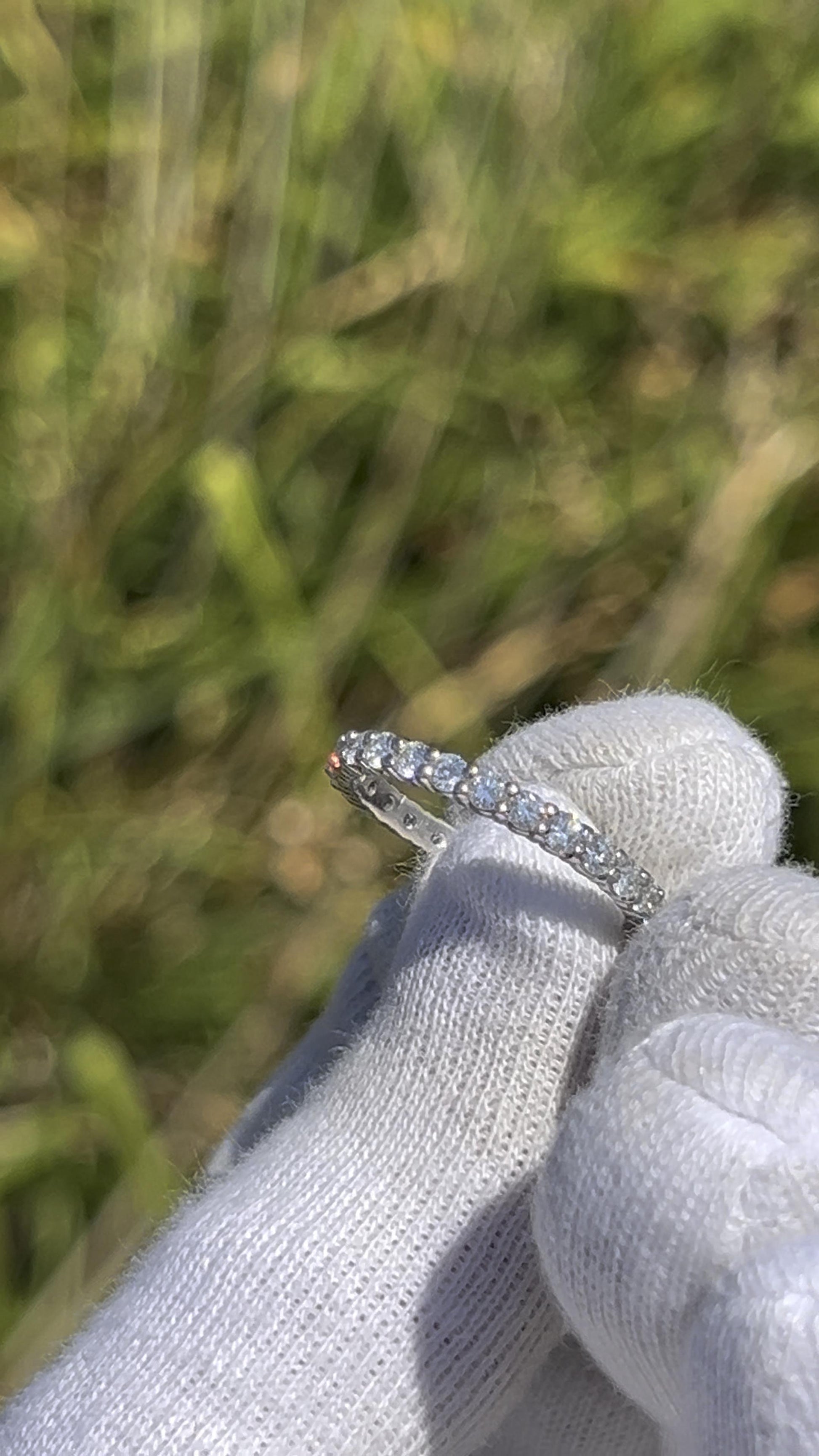 Platinum Diamond Eternity Band