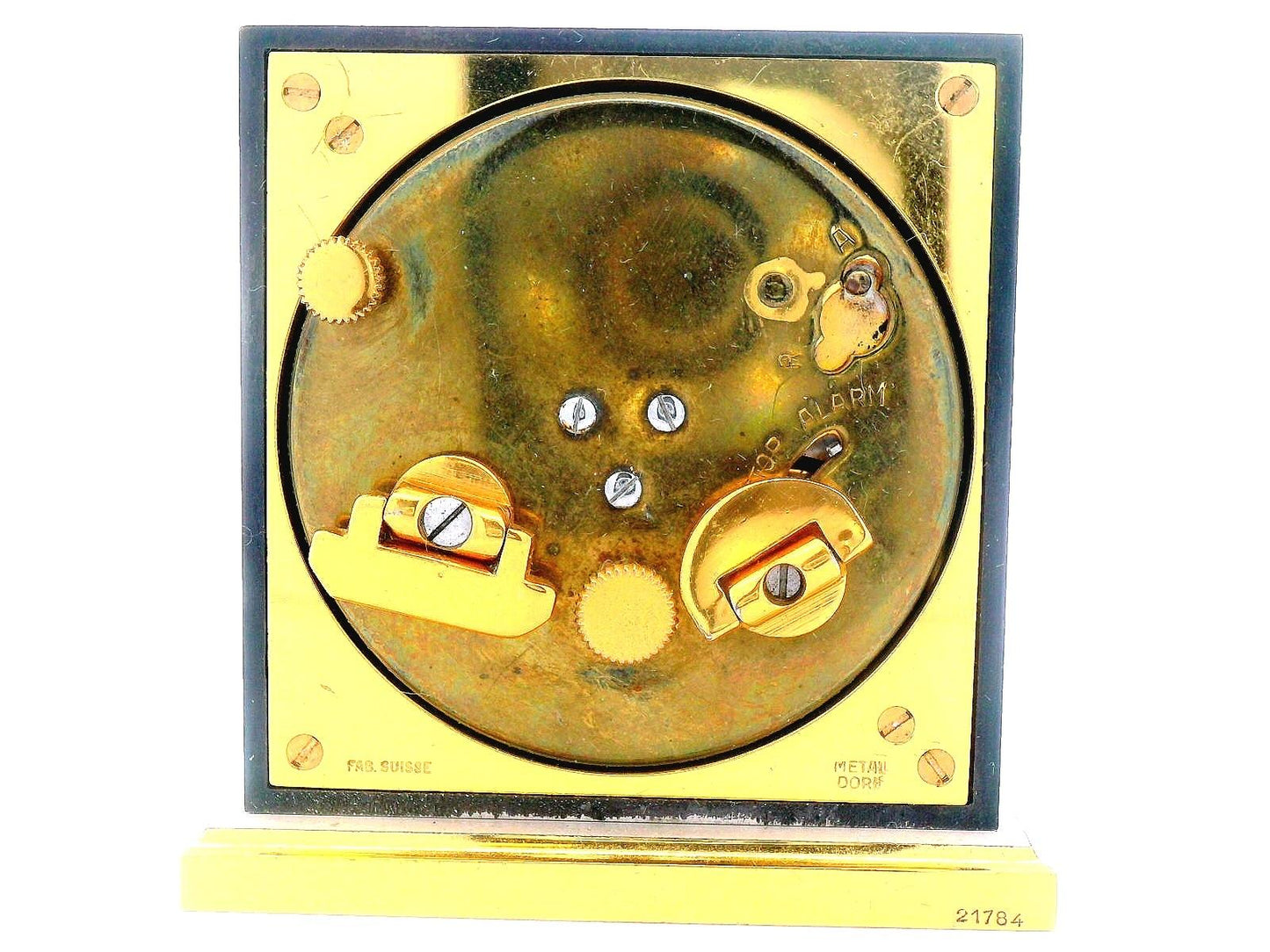 Hermes Paris Travel Clock w/ Alarm in the Original Hermes Case