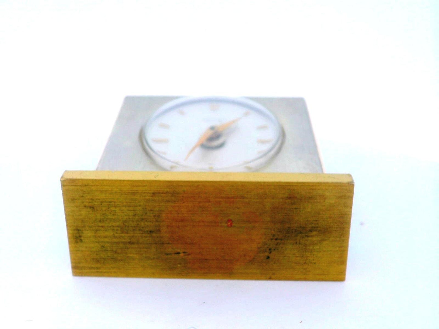 Hermes Paris Travel Clock w/ Alarm in the Original Hermes Case