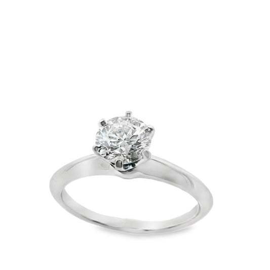 Tiffany & Co. Platinum Diamond Engagement Ring w/ Papers and Appraisal