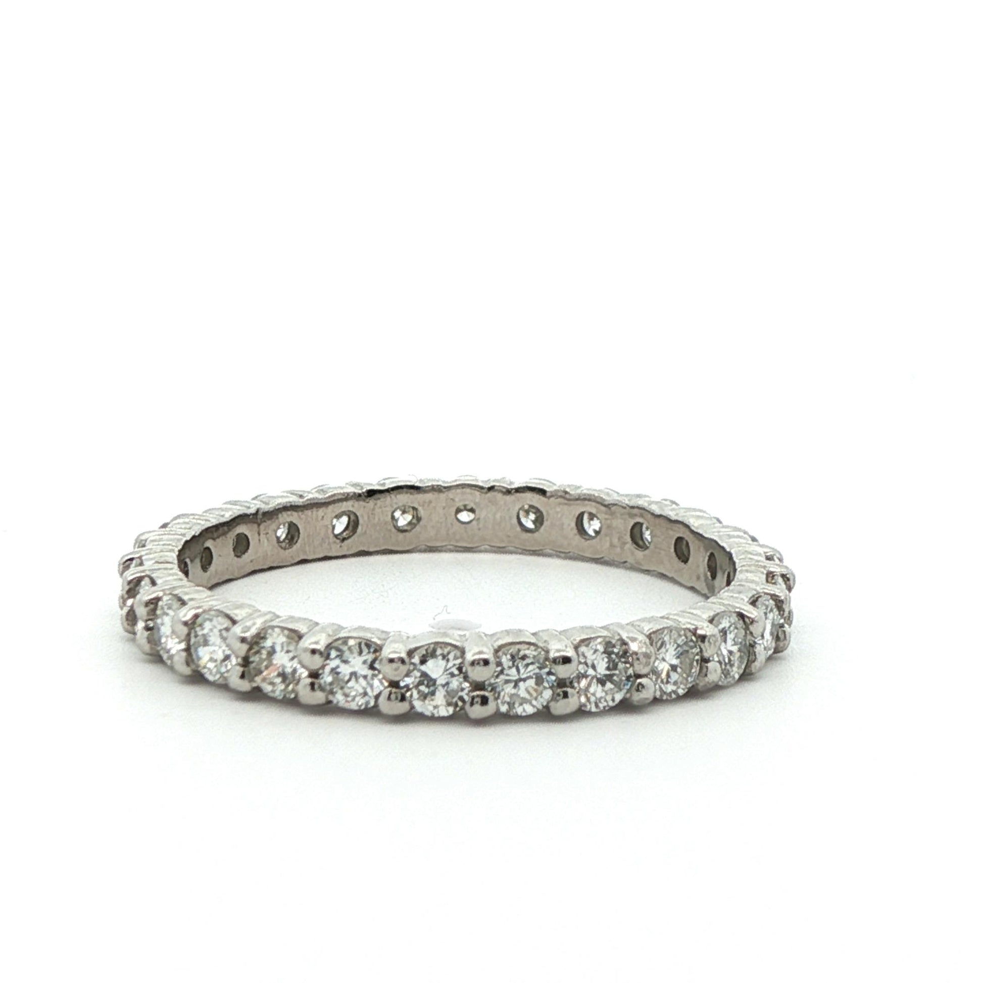 Platinum Diamond Eternity Band