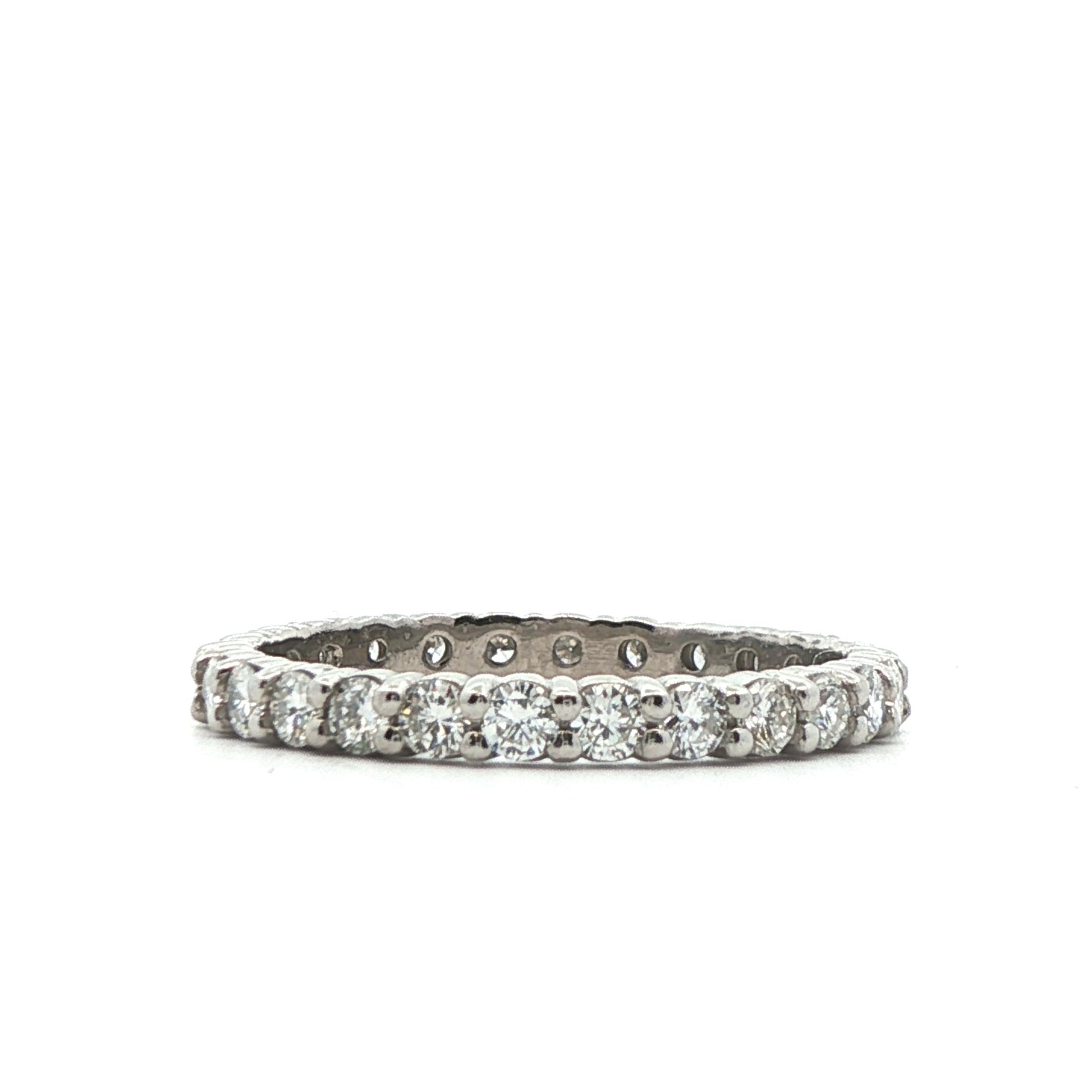 Platinum Diamond Eternity Band
