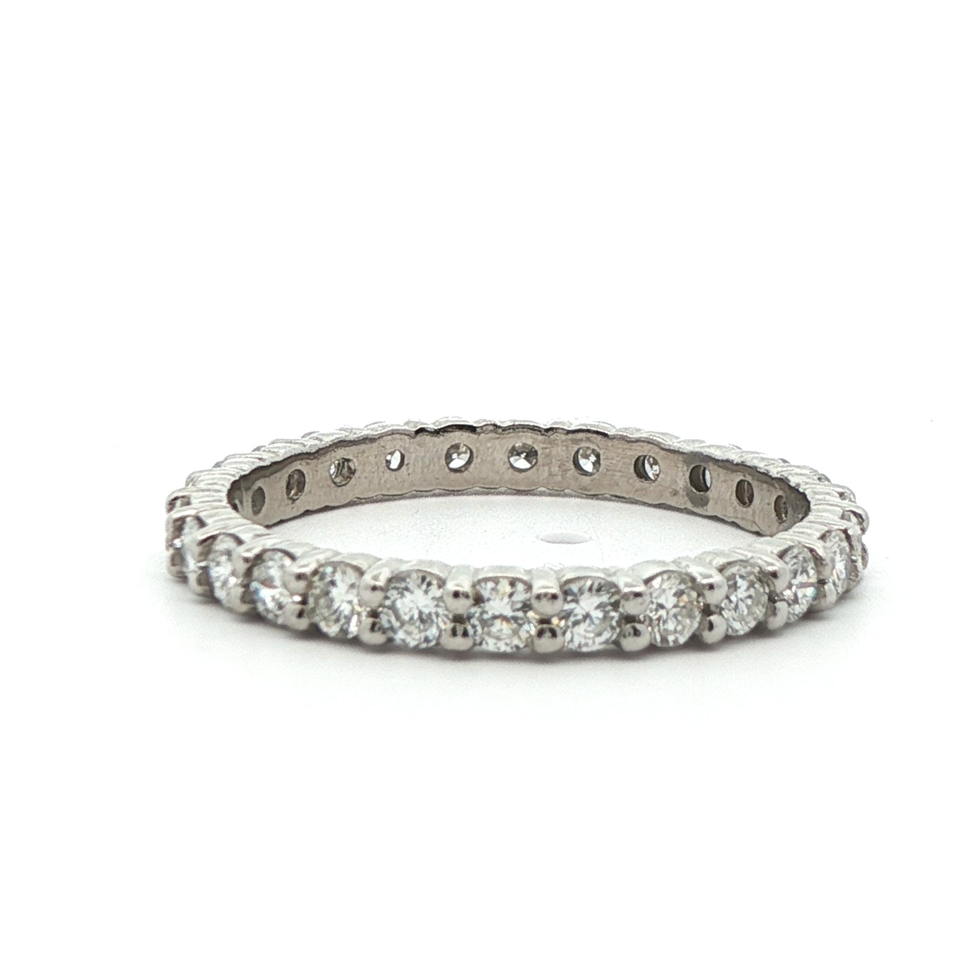 Platinum Diamond Eternity Band