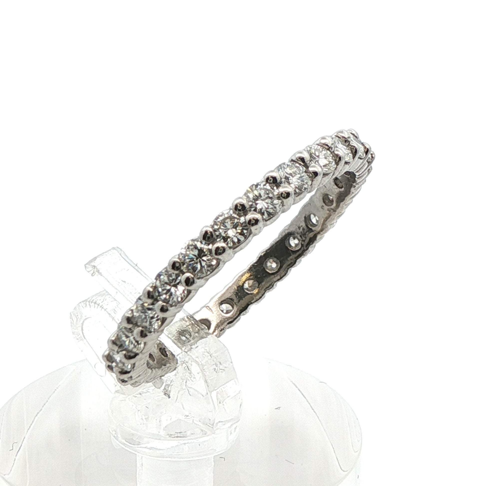 Platinum Diamond Eternity Band
