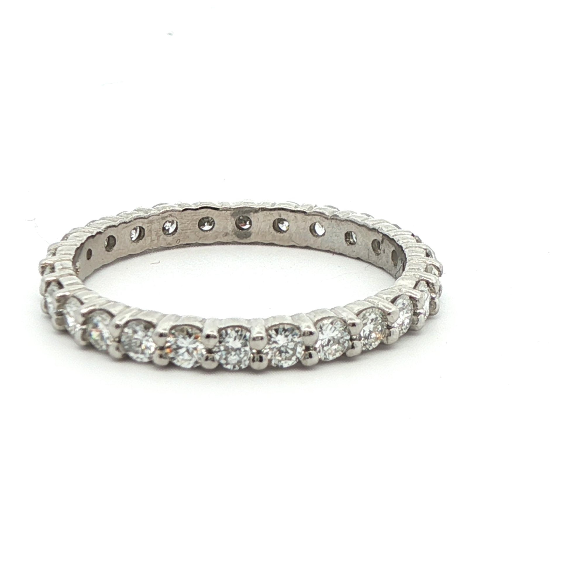 Platinum Diamond Eternity Band