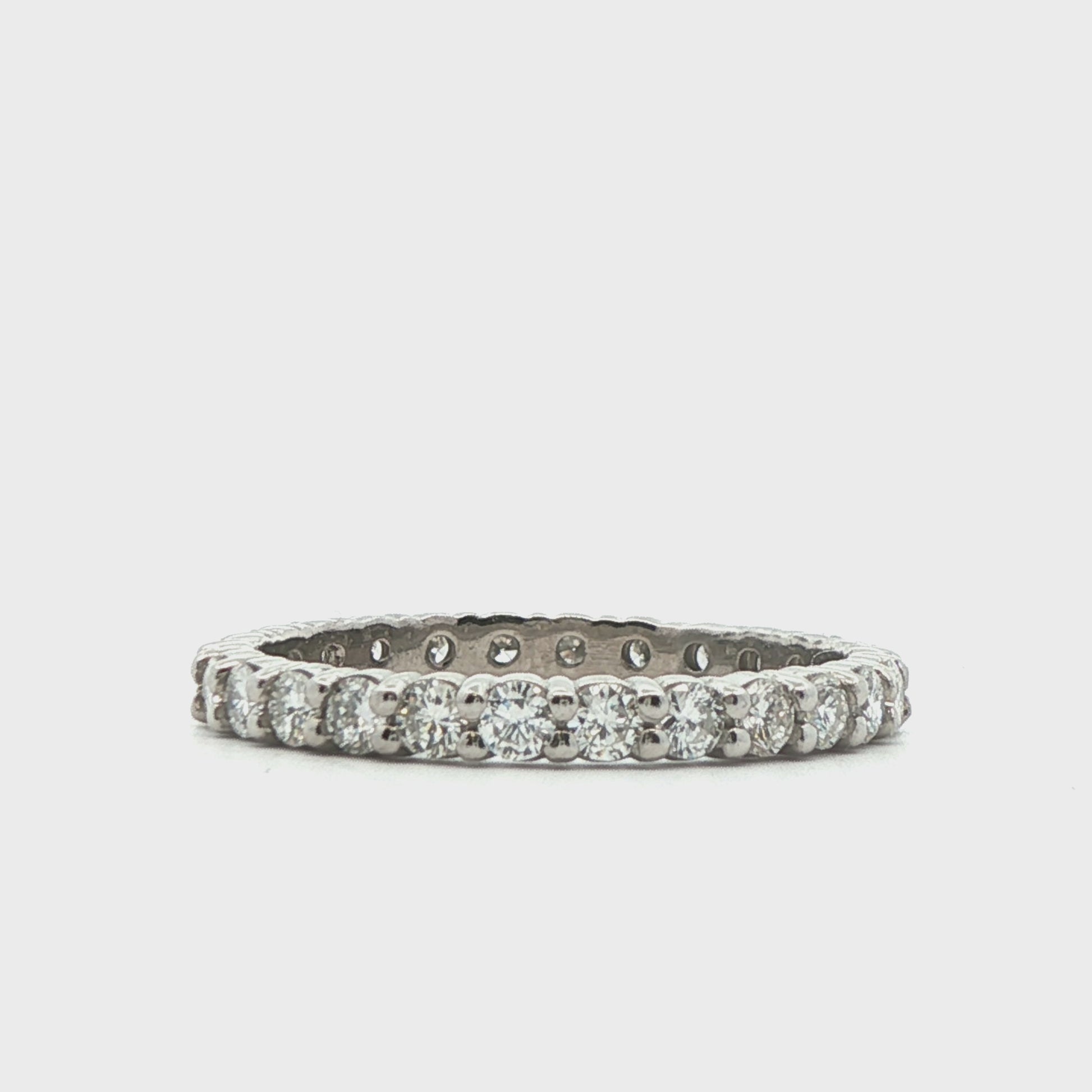 Platinum Diamond Eternity Band