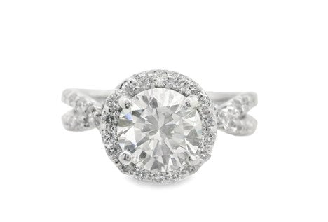 Diamond and Platinum Rings