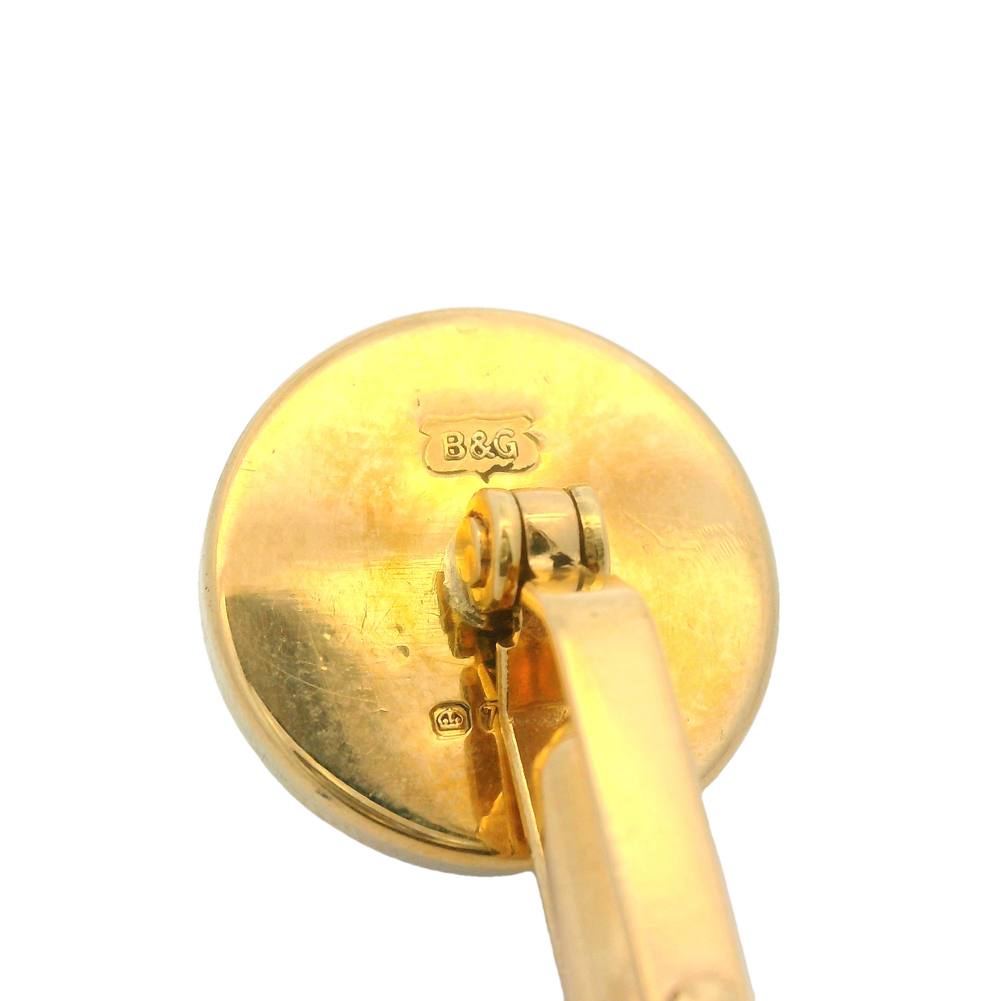 Contemporary 18k Yellow Gold Hot Air Balloon Cufflinks British Hallmarks