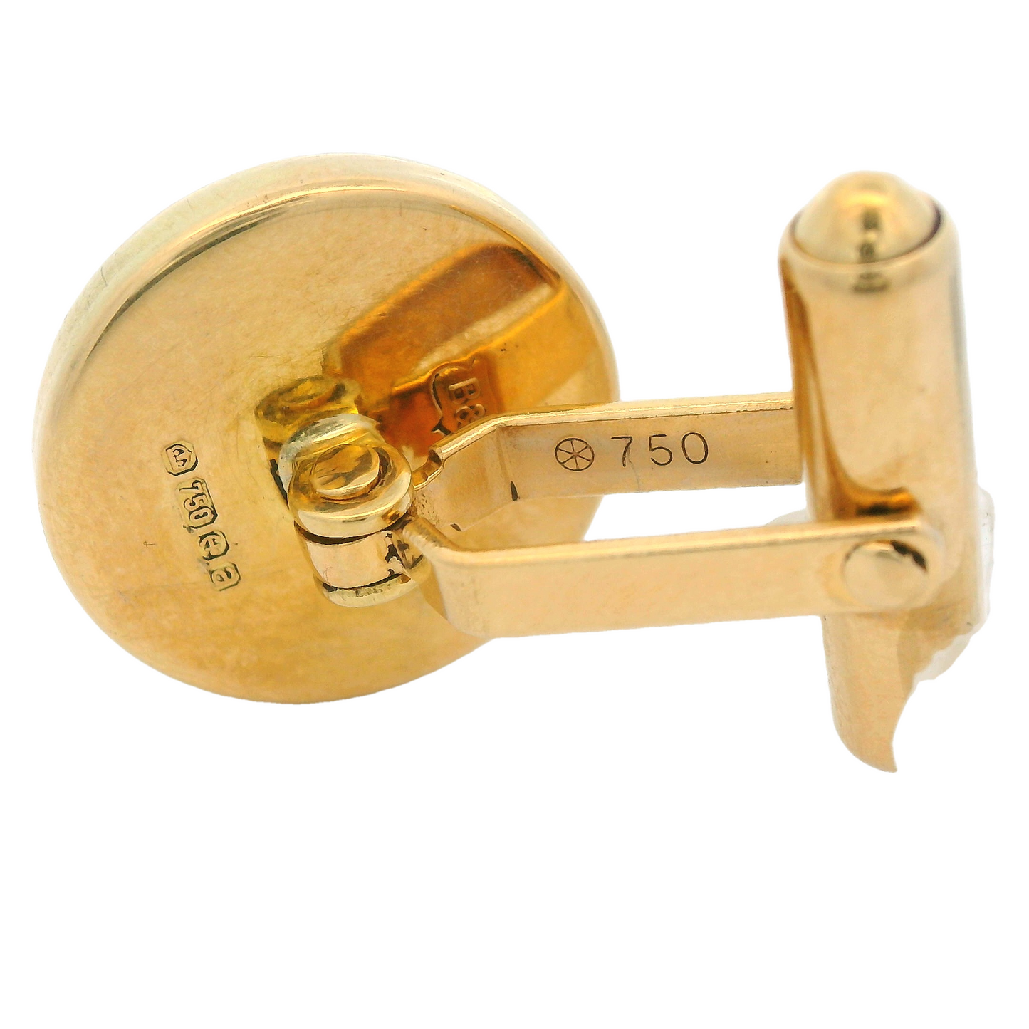Contemporary 18k Yellow Gold Hot Air Balloon Cufflinks British Hallmarks