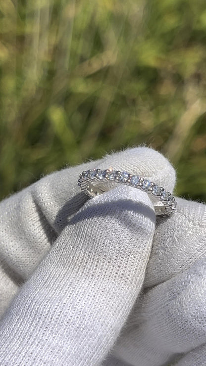 Platinum Diamond Eternity Band