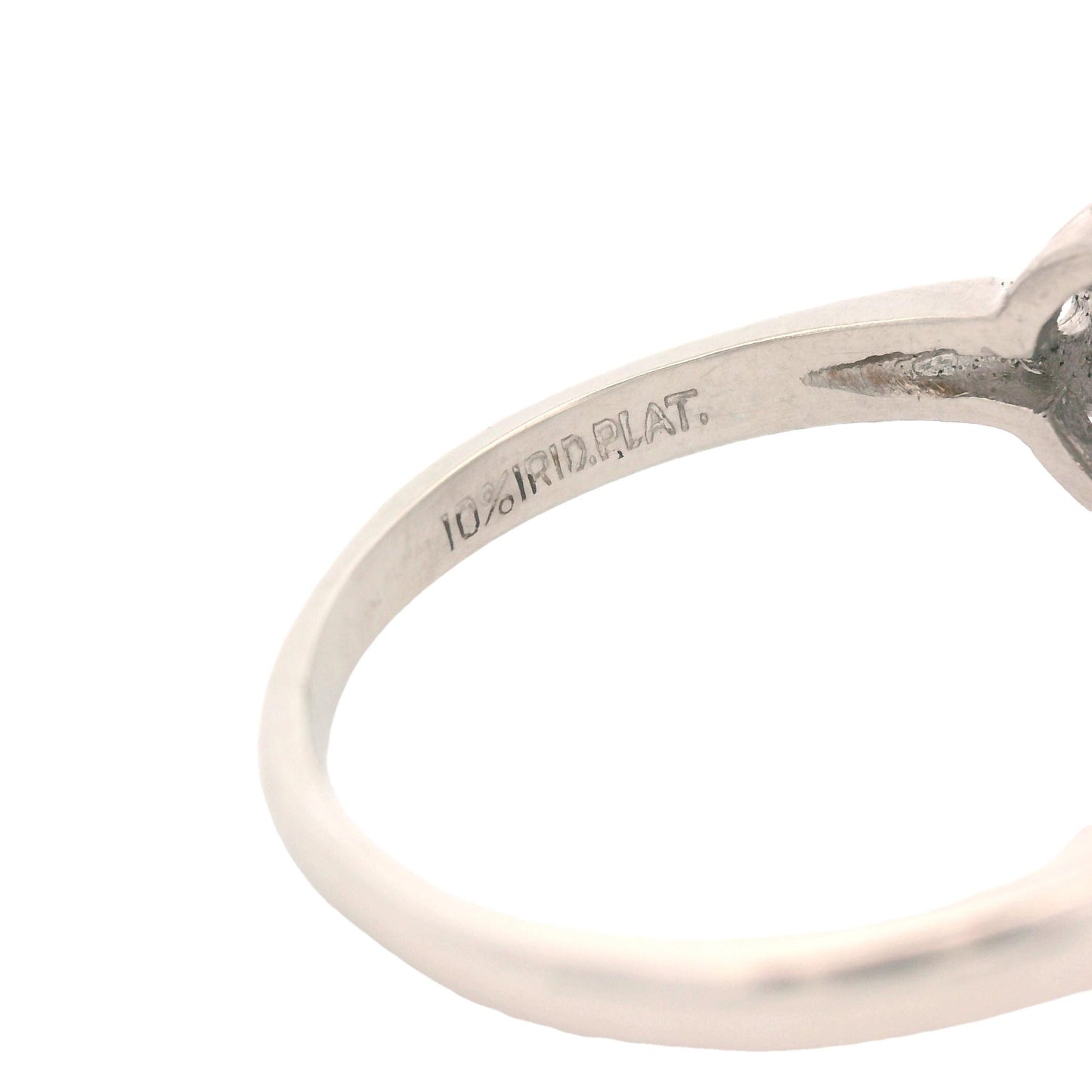 1920s Platinum Old European Cut Diamond Deco Engagement Ring 1 ct+ w/ appraisal