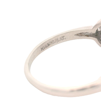 1920s Platinum Old European Cut Diamond Deco Engagement Ring 1 ct+ w/ appraisal