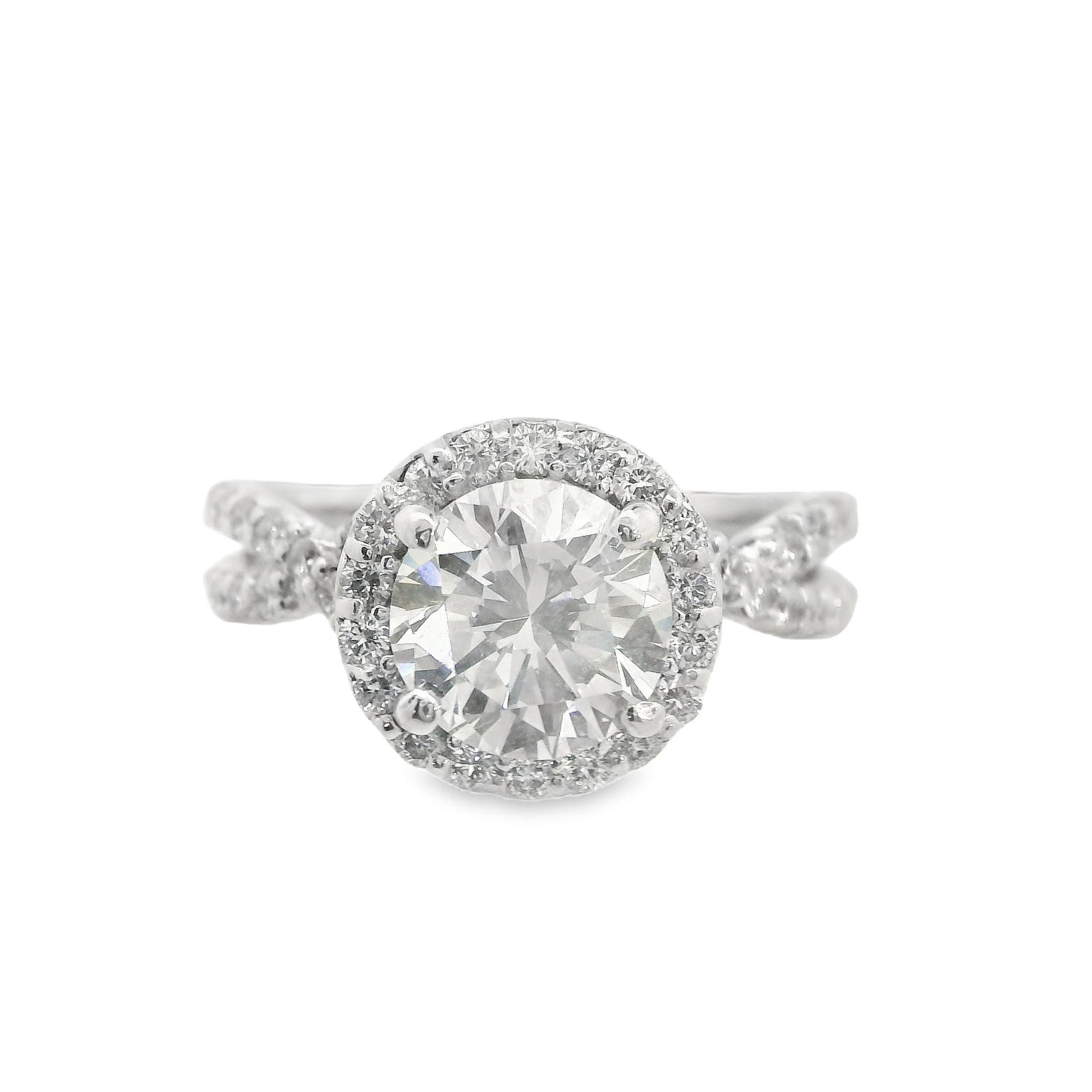 Platinum 2+ Carat Diamond Engagement Ring