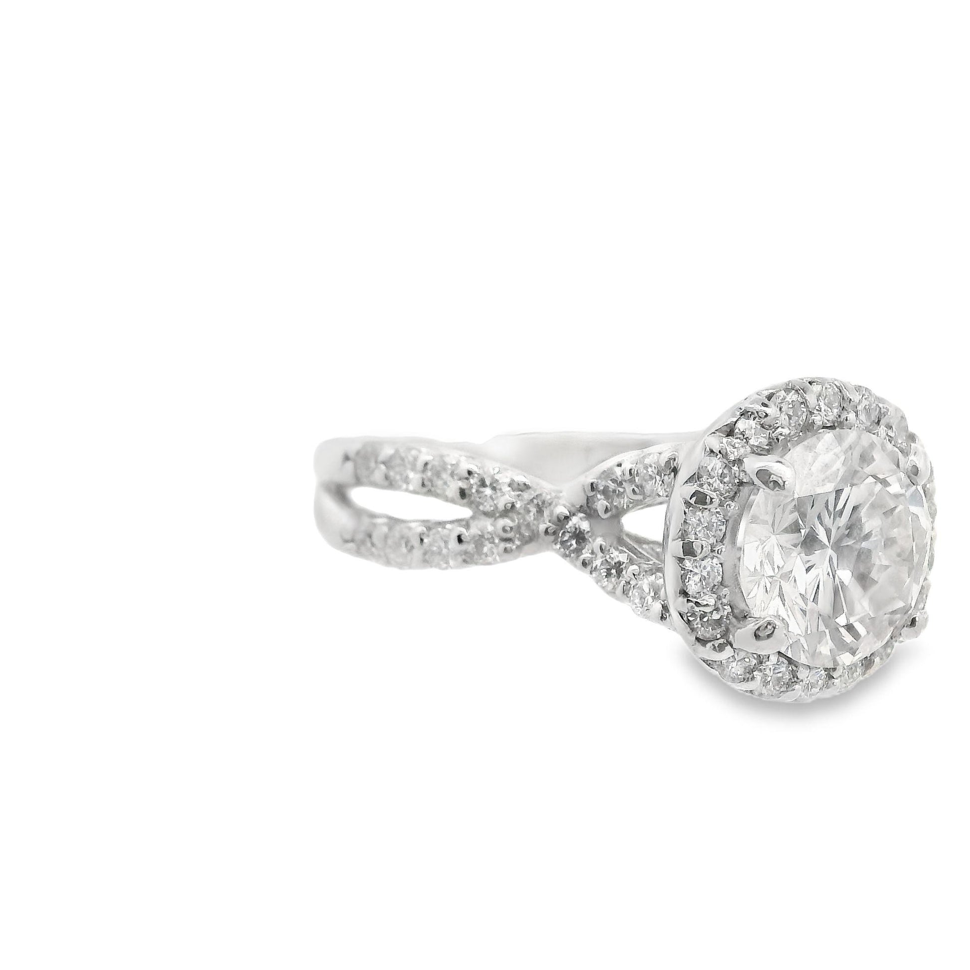 Platinum 2+ Carat Diamond Engagement Ring