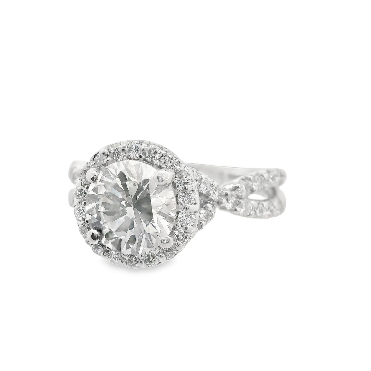 Platinum 2+ Carat Diamond Engagement Ring