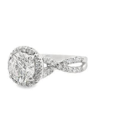 Platinum 2+ Carat Diamond Engagement Ring