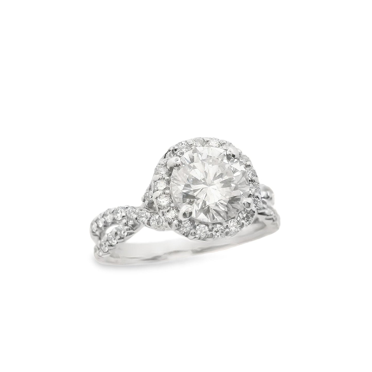 Platinum 2+ Carat Diamond Engagement Ring