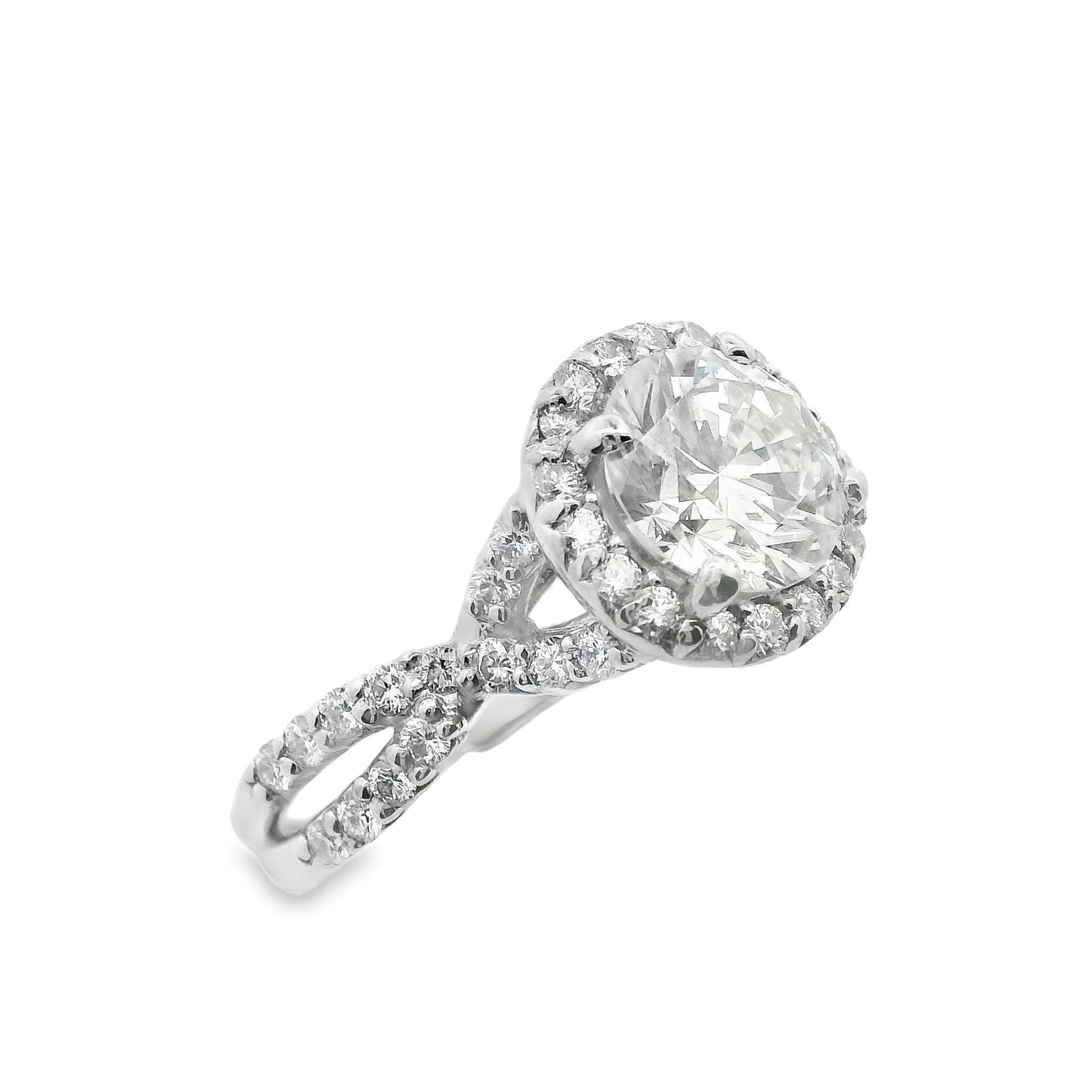 Platinum 2+ Carat Diamond Engagement Ring
