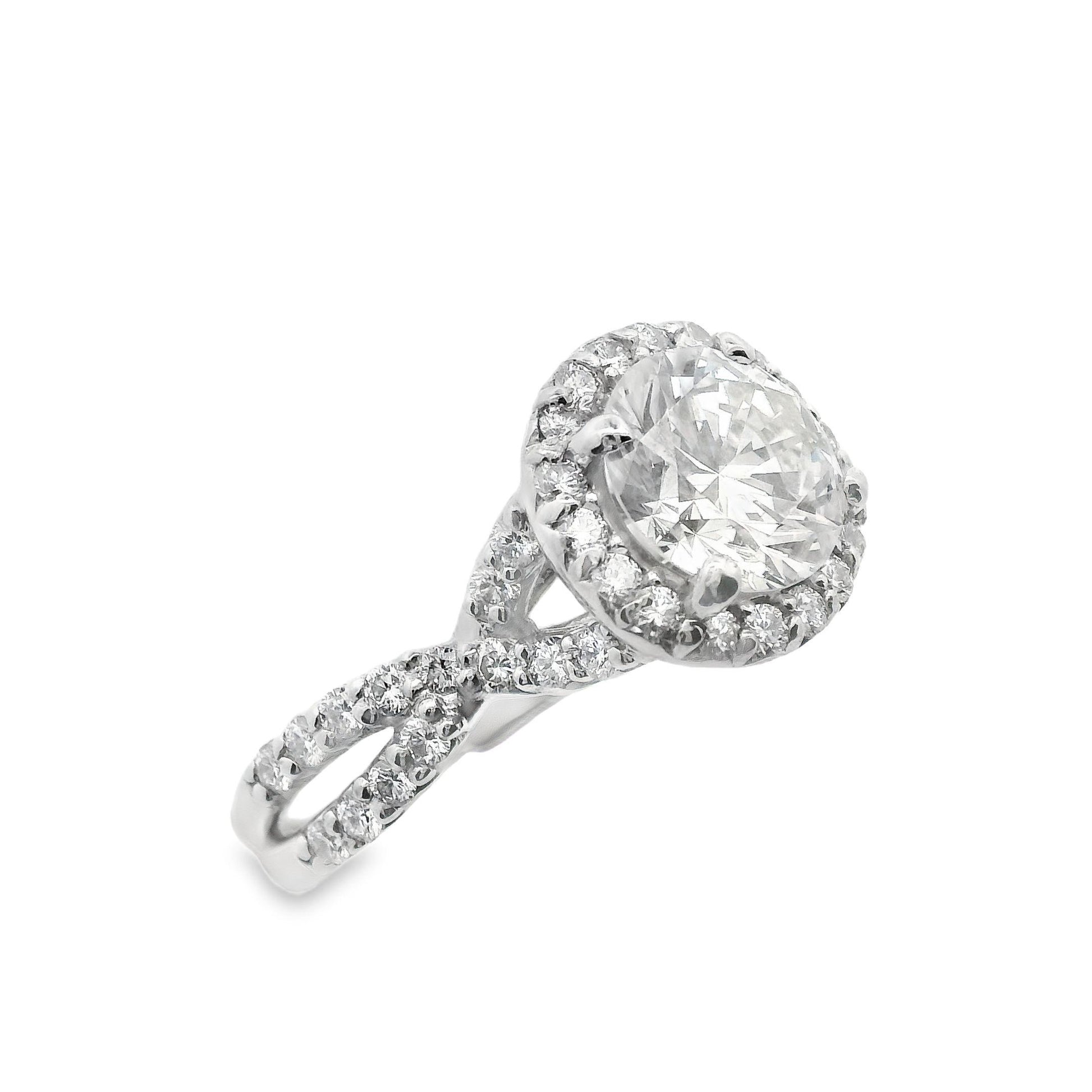 Platinum 2+ Carat Diamond Engagement Ring