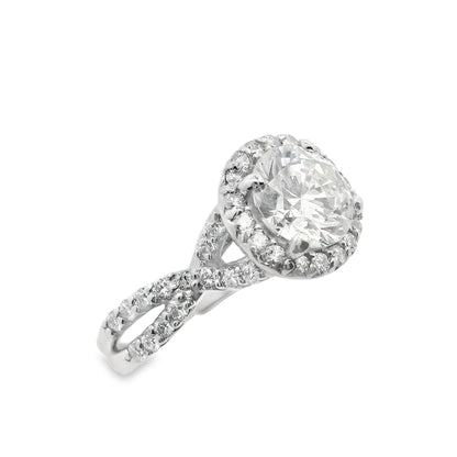 Platinum 2+ Carat Diamond Engagement Ring