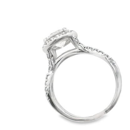Platinum 2+ Carat Diamond Engagement Ring