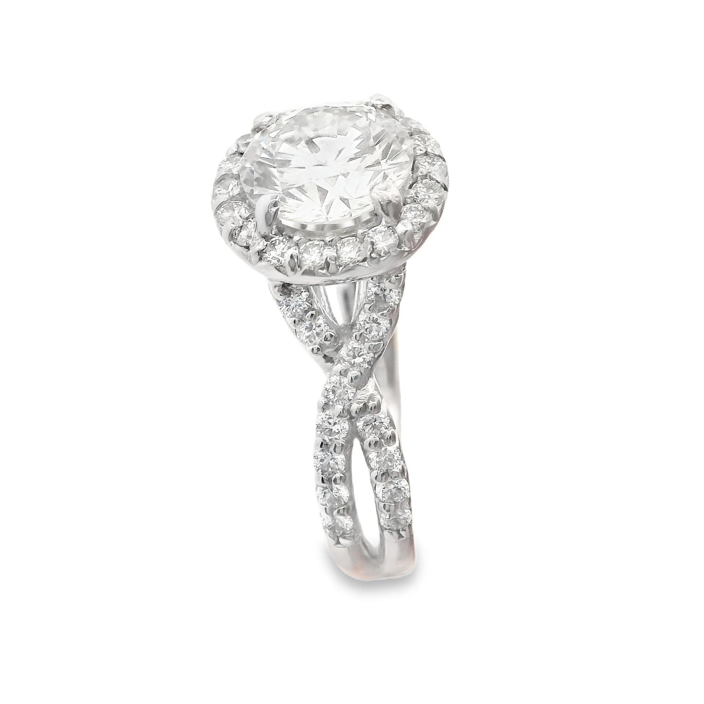 Platinum 2+ Carat Diamond Engagement Ring