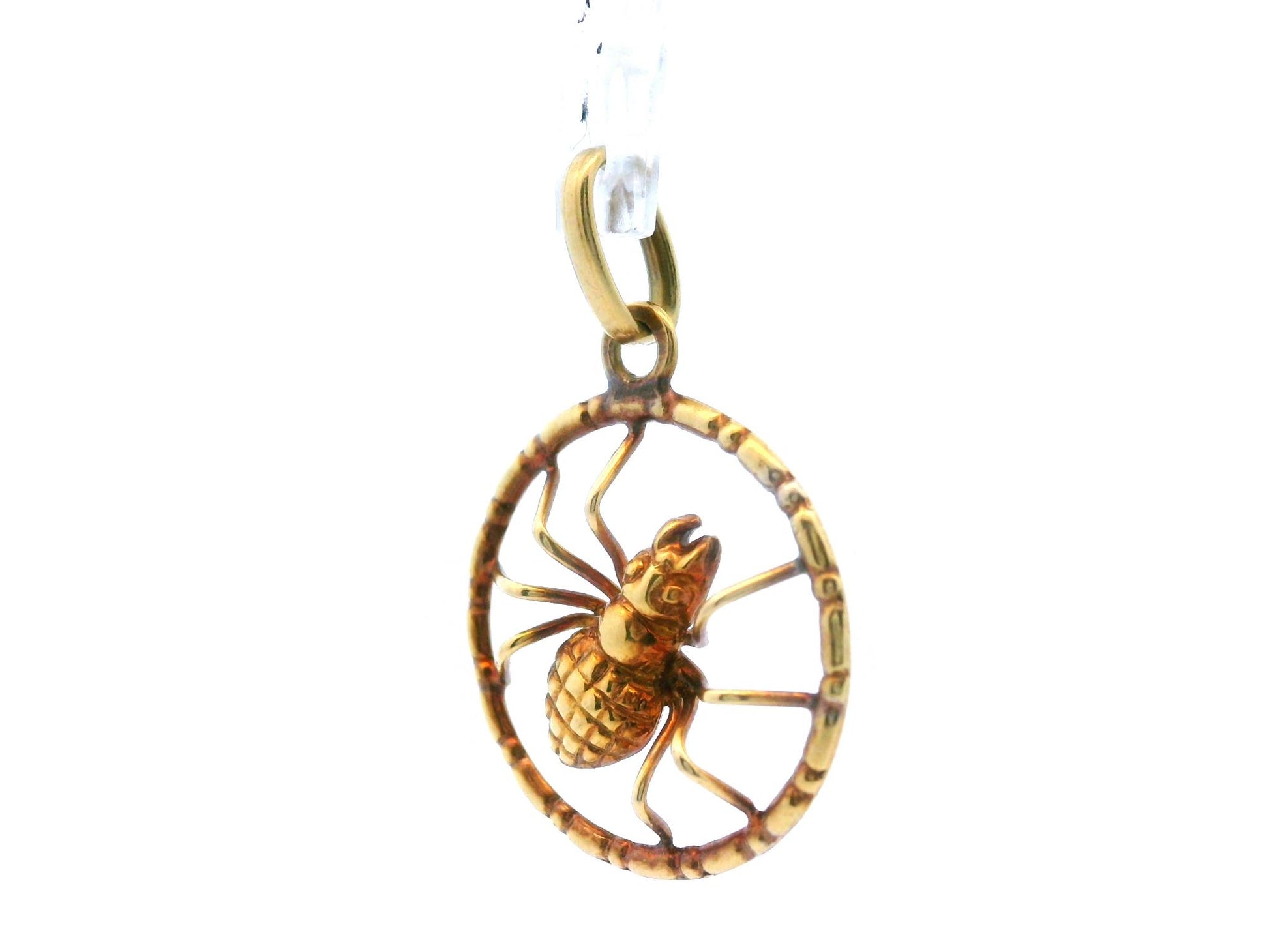 Vintage 8k Yellow Gold Spider Charm/Pendant