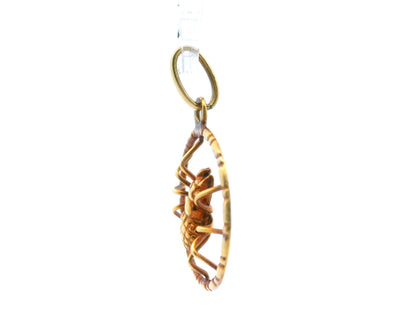 Vintage 8k Yellow Gold Spider Charm/Pendant