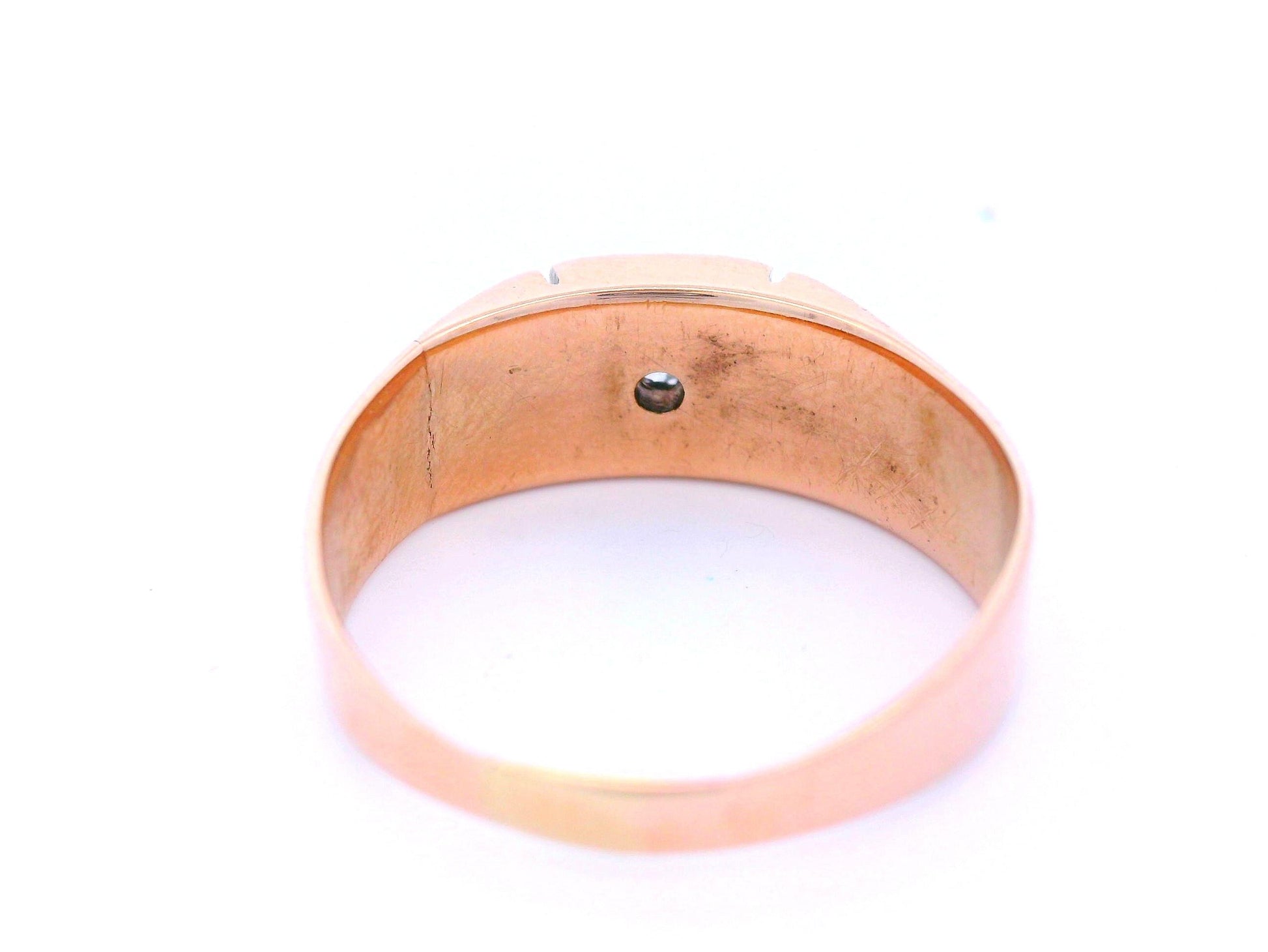14k Yellow Gold Diamond Band Ring from 1890