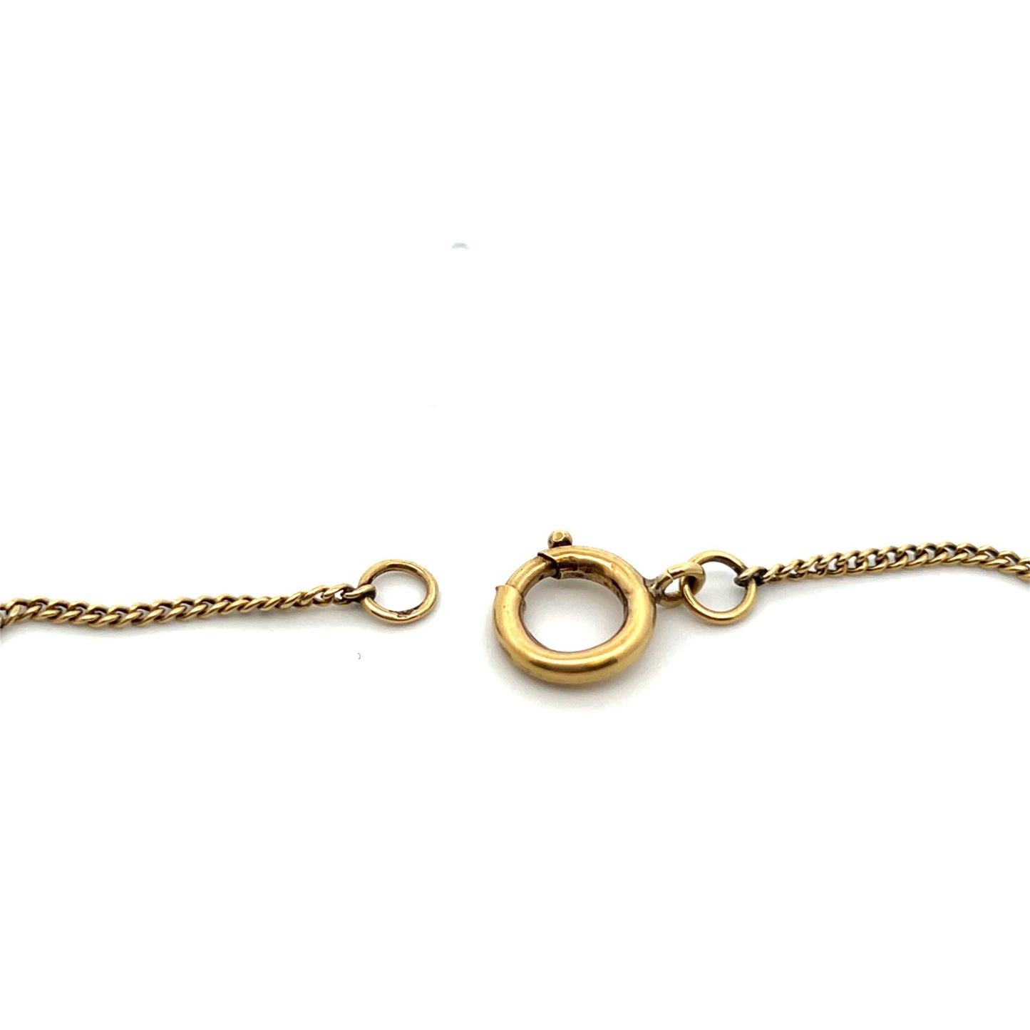 18k Yellow Gold LONG French Bar Chain 61"