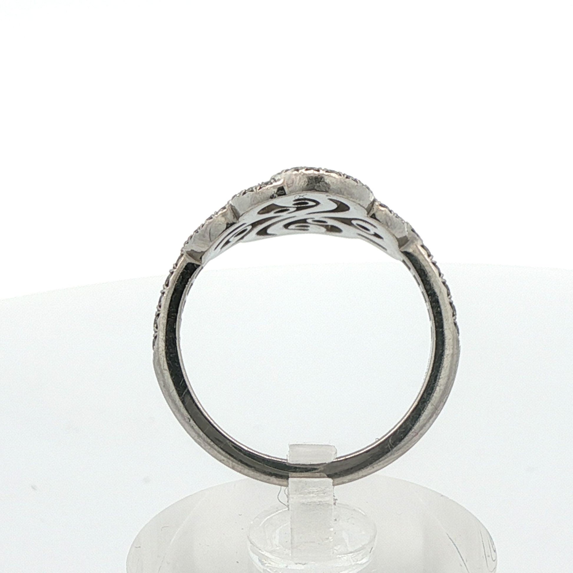 Tiffany & Co. Platinum Enchant Double Diamond Ring