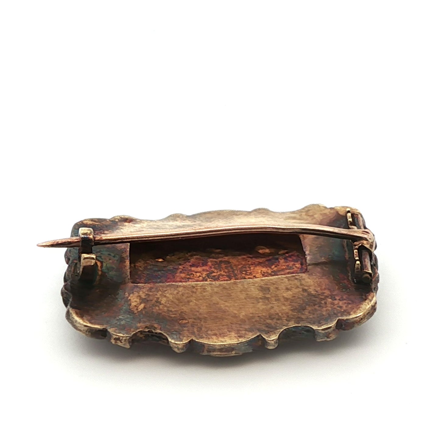 18k Yellow Gold 'REGARD' Multi Gemstone Brooch